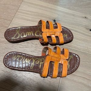 Sam Edelman orange slides